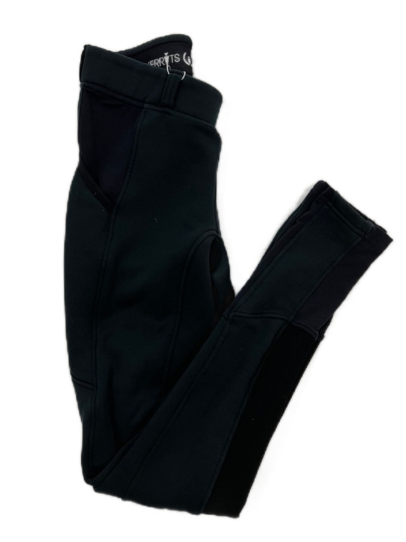 Kerrit's Women's Pull On Winter Riding Tights - Black / Size Medium