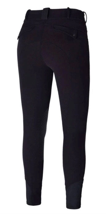 Kingsland Kadi Knee Grip, High Rise Breeches, Black Size 34 / US 4 New with Tags