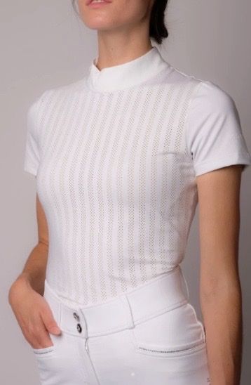 Montar Aniek Laser Cut Competition Shirt - White / Size XL