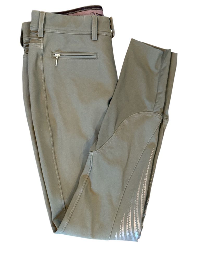 Samshield Diane Women's Full Grip Breeches - Sage Green / Size FR36 (US 26)