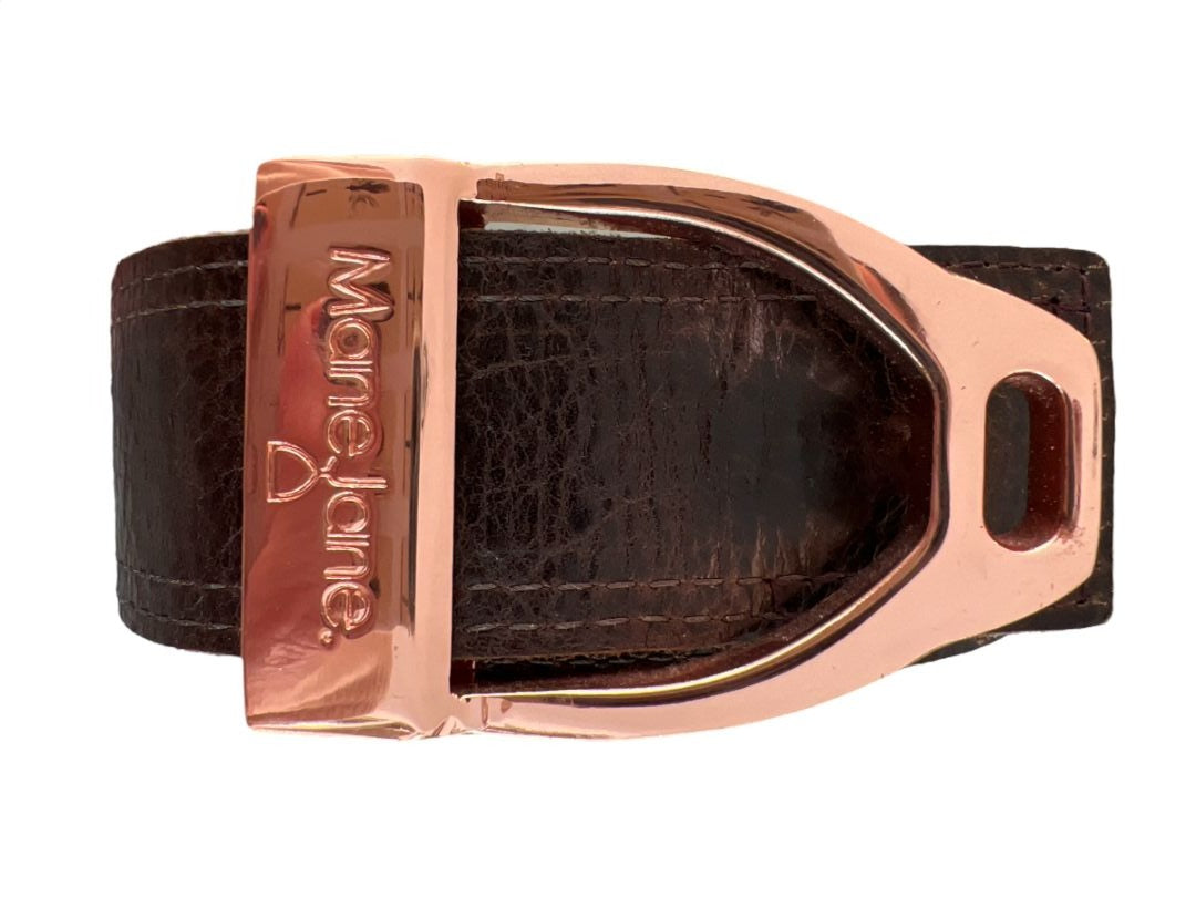 mane jane equestrian belt size small brown