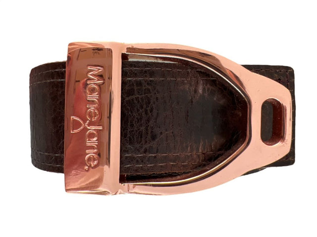 mane jane equestrian belt size small brown