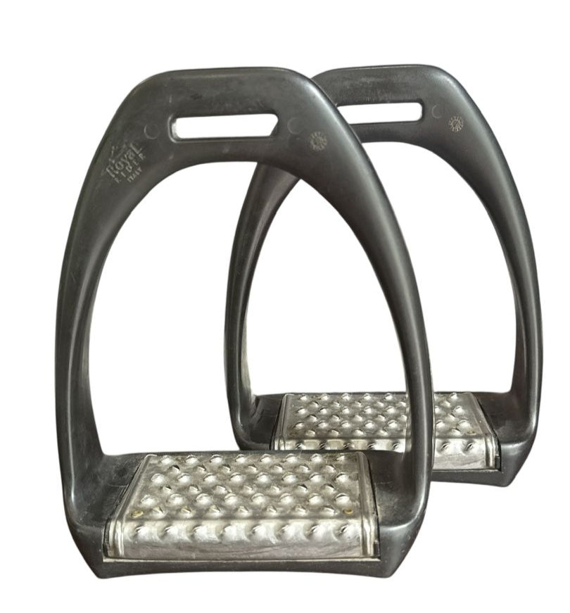 Royal Rider Sport Stirrups - Black  4 3/4"