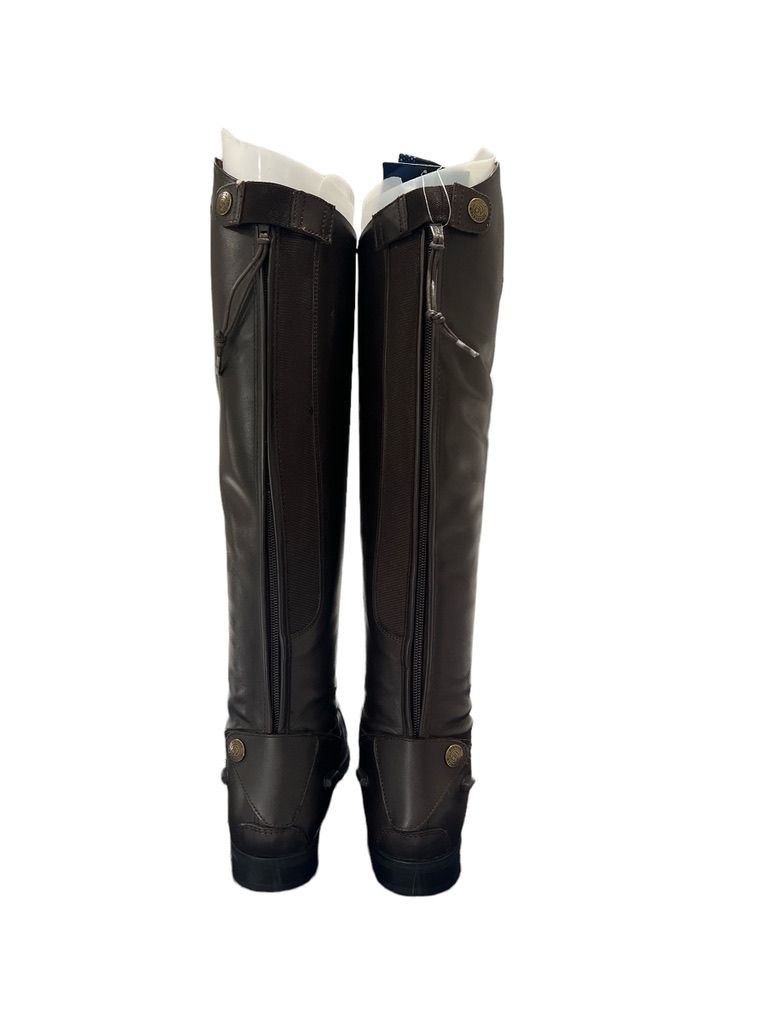 Ovation Olympia Dark Brown Women's Tall Boots Size 6.5 Regular NEW