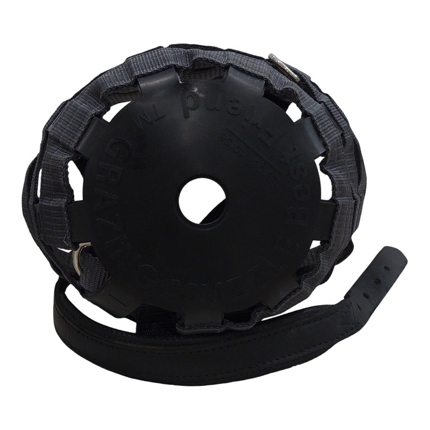 Best Friend Deluxe Grazing Muzzle with Leather Crown in Draft size (item BF06L) New