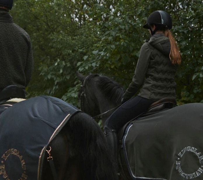 Kinglsand KL Simone Exercise Rug - Green Black Ink Cob Size NEW