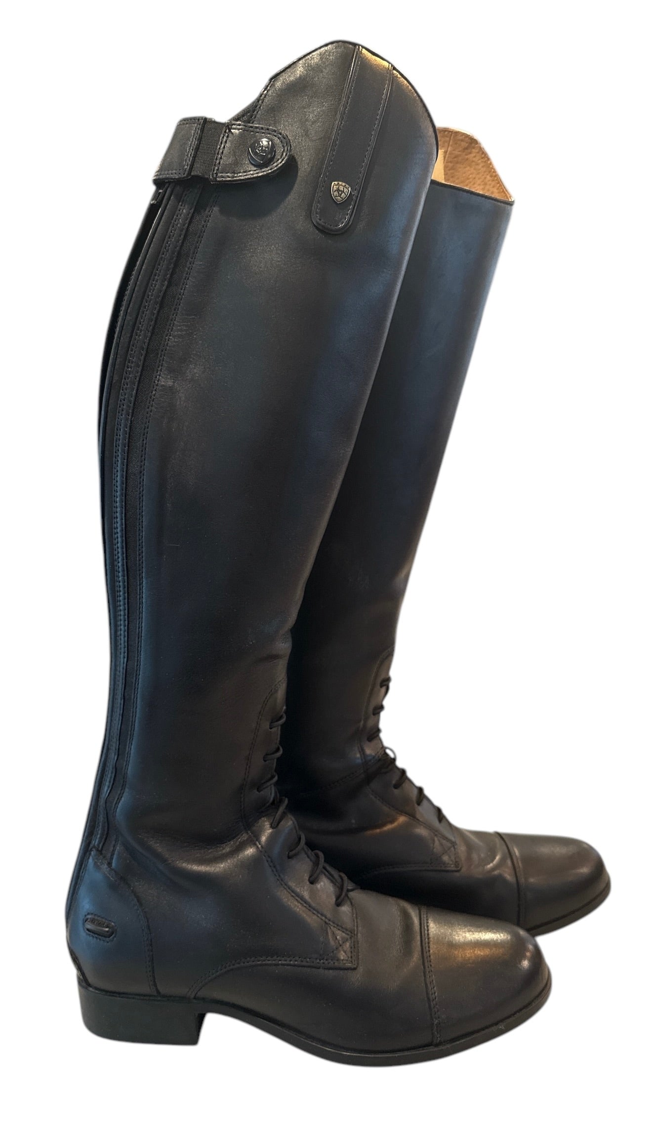 Ariat Heritage Contour II Field Zip Tall Riding Black Boot - Size US 9 / XS Calf / Height Medium