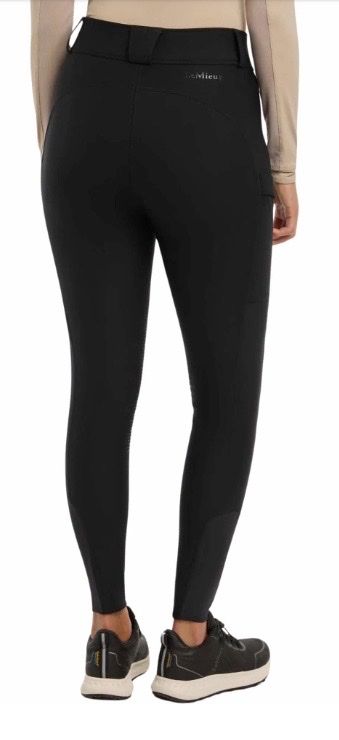 LeMieux Drytex Waterproof Knee Grip Breeches Black, UK10 / US6 NEW