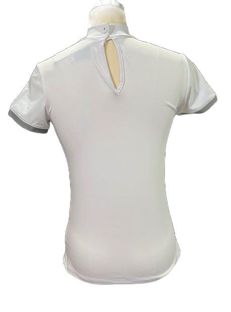 Cavalliera Cool Pass Short Sleeve Show Shirt - White / Size Medium