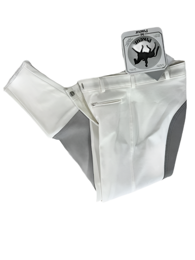 Pikeur Lugana Kontrast White Women's Full Seat Breeches - Size US 22 NEW