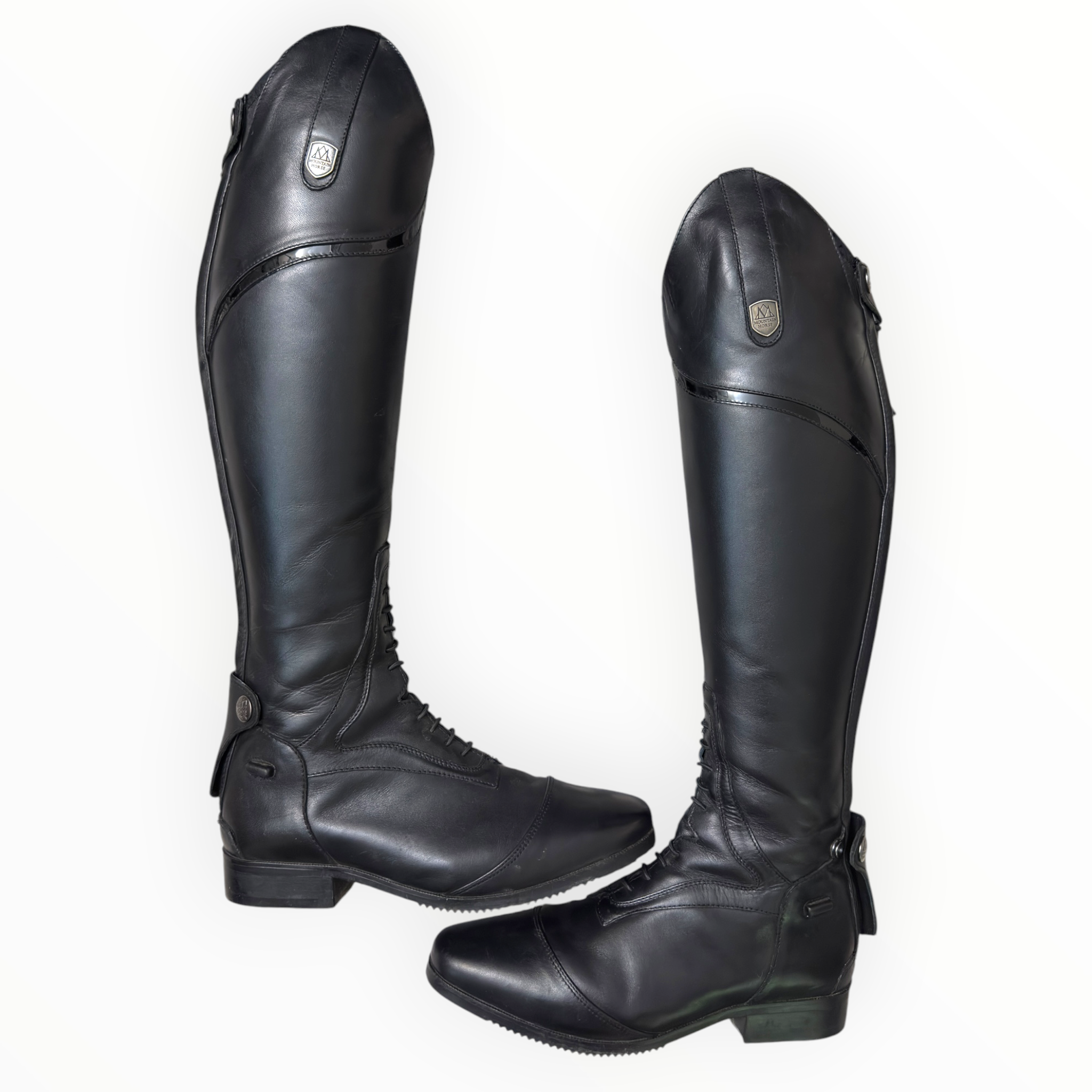 Mountain Horse Sovereign Field Boots - Black / Size 7 /Slim Calf / Reg Height