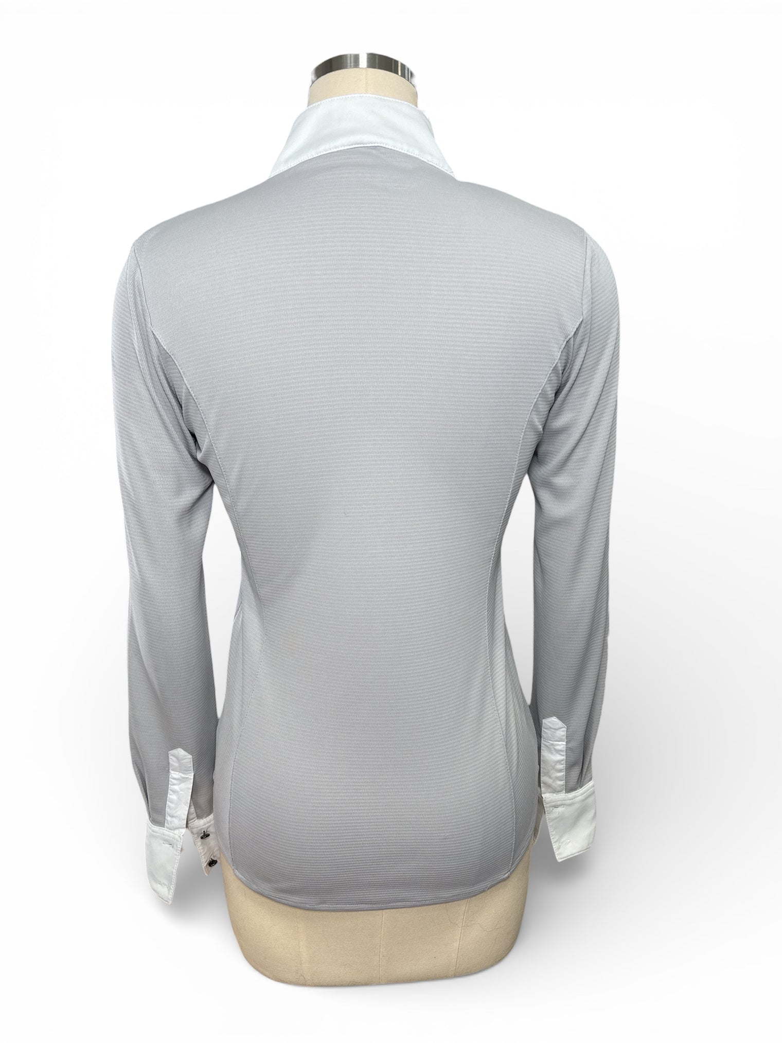 Alessandro Albanese Long Sleeve Competition Shirt - Light Grey / Size Small