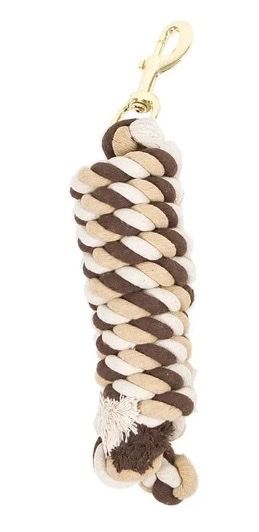Horseware Ireland Rambo Lead Line Cotton Whitney Brown New with Tags, one size