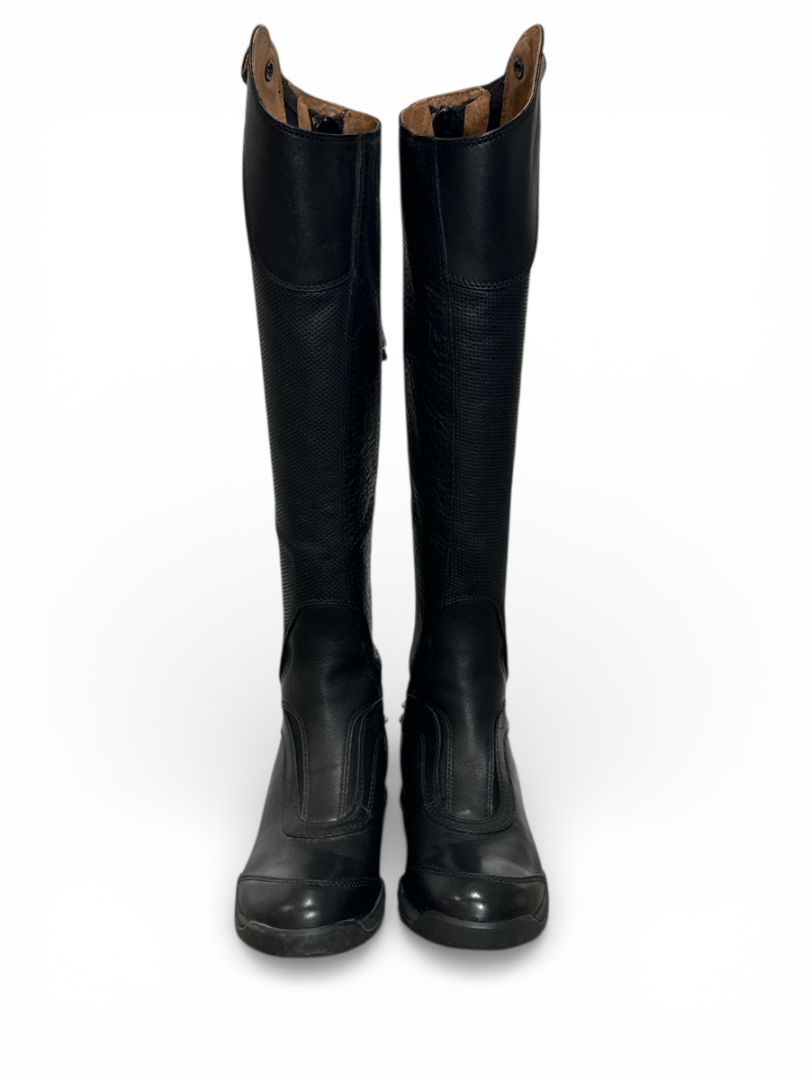 Ariat Women's V Sport Tall Zip Boot - Black / Size US 7.5 Medium Height / Regular Calf NEW