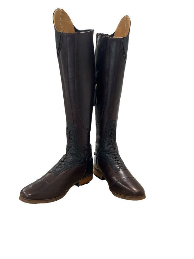 Mountain Horse Sovereign Field Boots, Dark Brown Size 8 Slim/Regular NEW