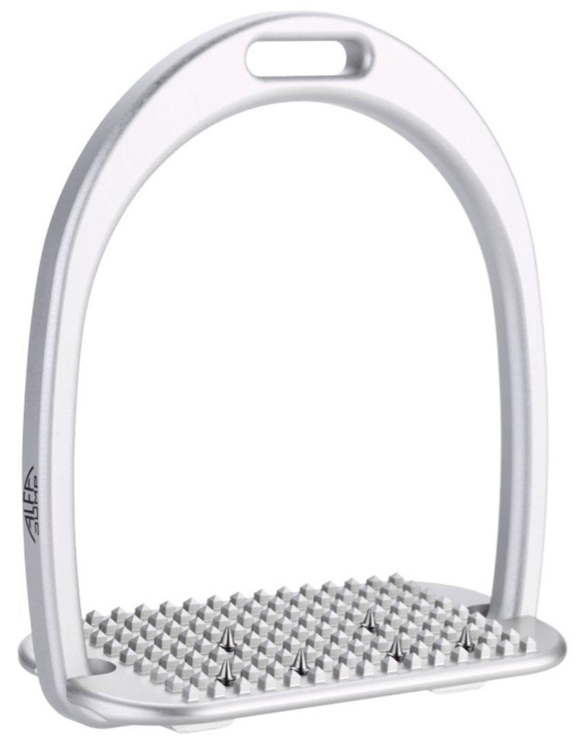 Alfa Jump Inclined Grip Stirrups - Size Large 4 3/4" (Hunter Approved)