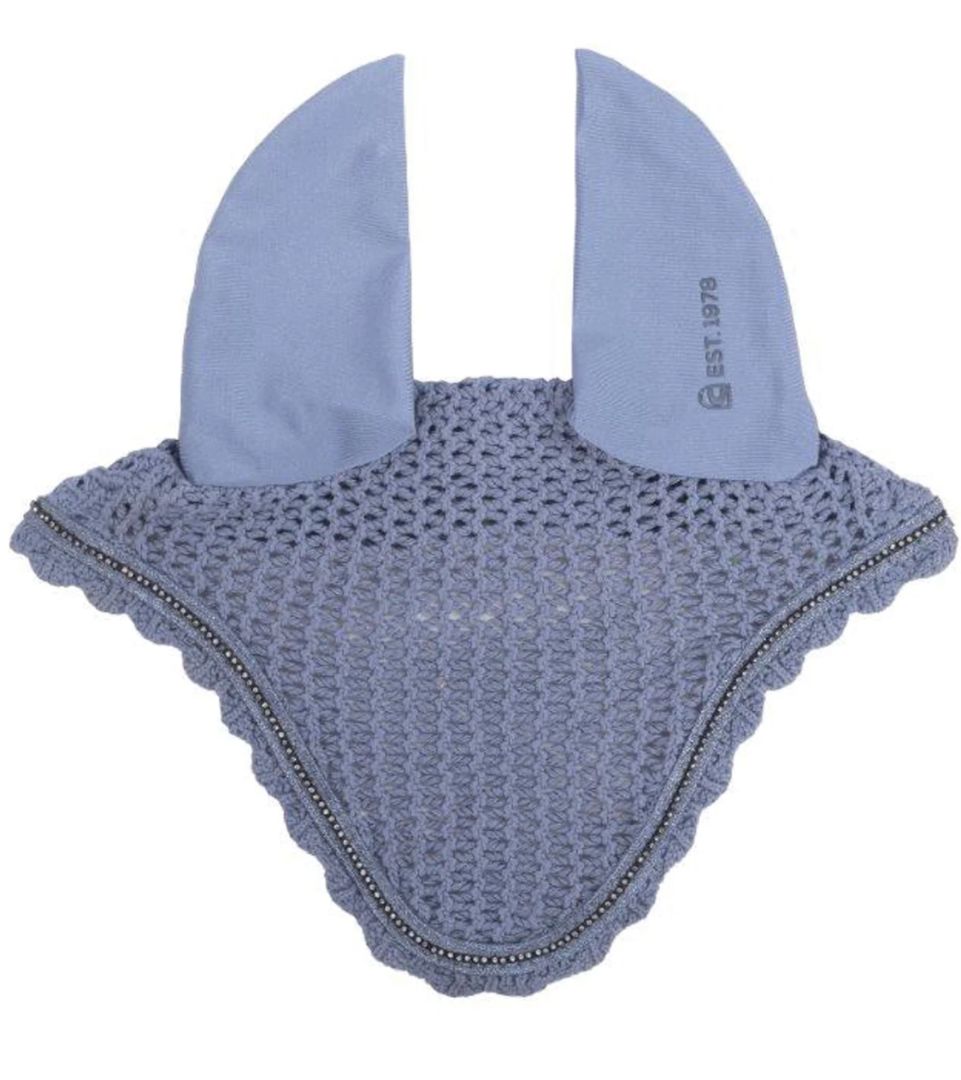 Cavallo Jetty Fly Veil / Bonnet - Foggy Blue / Full Size NEW