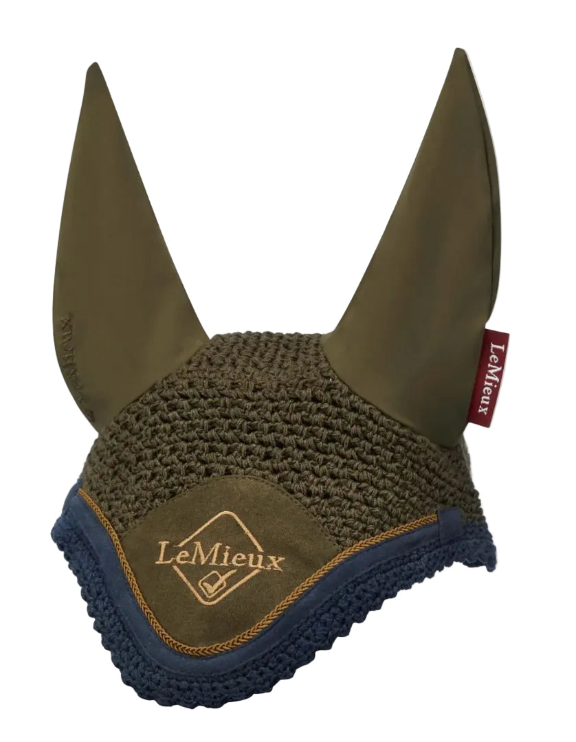 LeMieux Classic Ear Bonnet / Fly Hood - Alpine / Size Large NEW