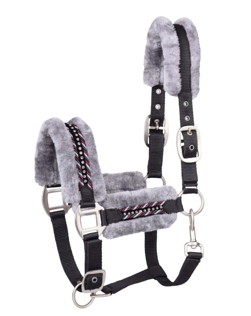 Fair Play Verona Halter - Black / Pony Size NEW