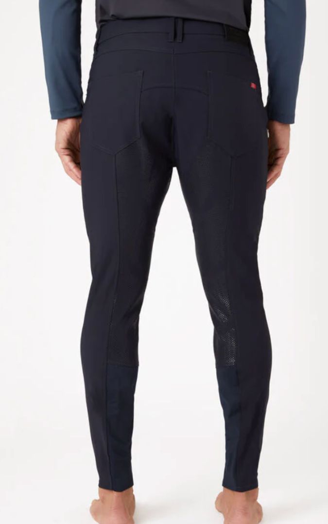 B Vertigo Ethan Mens Knee Grip Breeches -Dark Blue / Size EU 52 (US 36) NEW