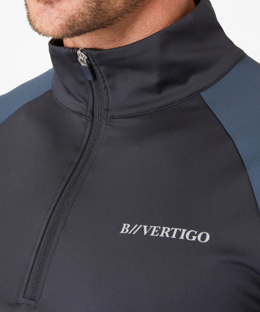 B Vertigo Edmund Mens Training Shirt - Dark Navy Blue / Size Large (EU 52) NEW