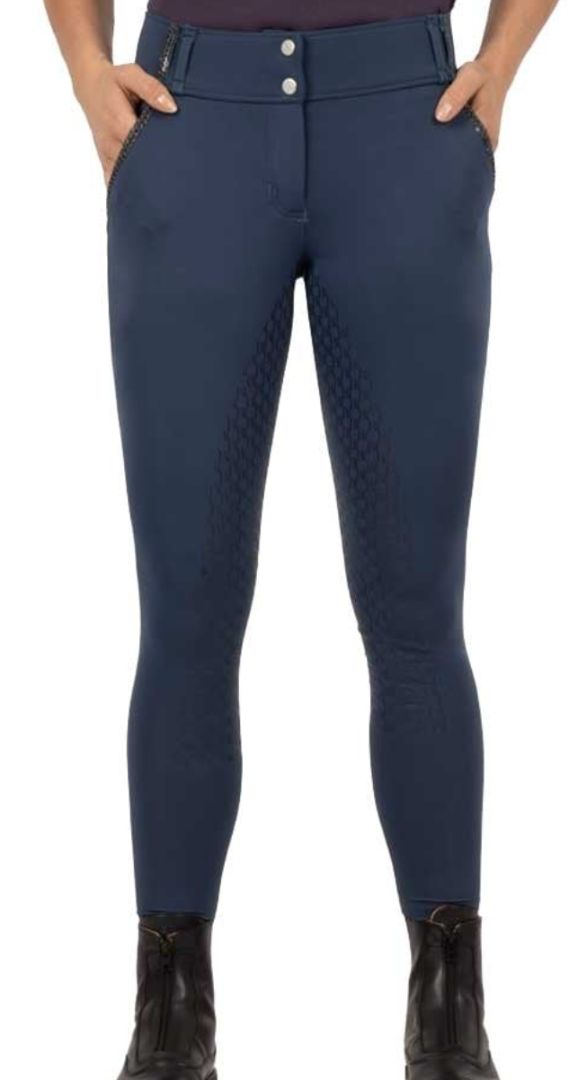 BR Equestrian Carla Breeches - Navy Sky / Size US 30 (EU 42) NEW