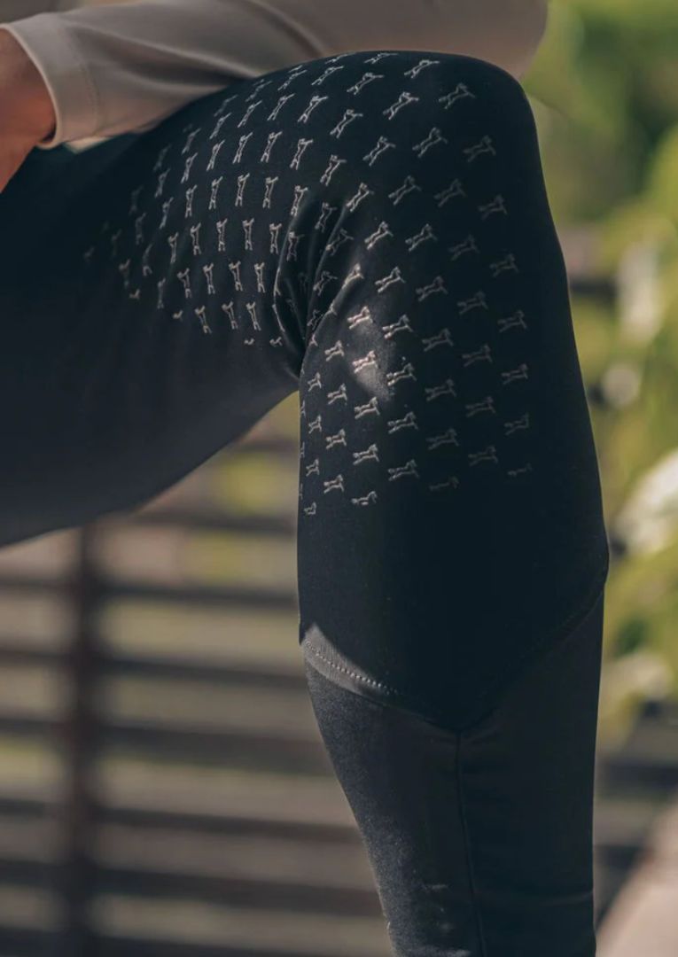 Fager Ella Superior Knee Grip Breeches - Black / Size EU 42 (US 14) NEW