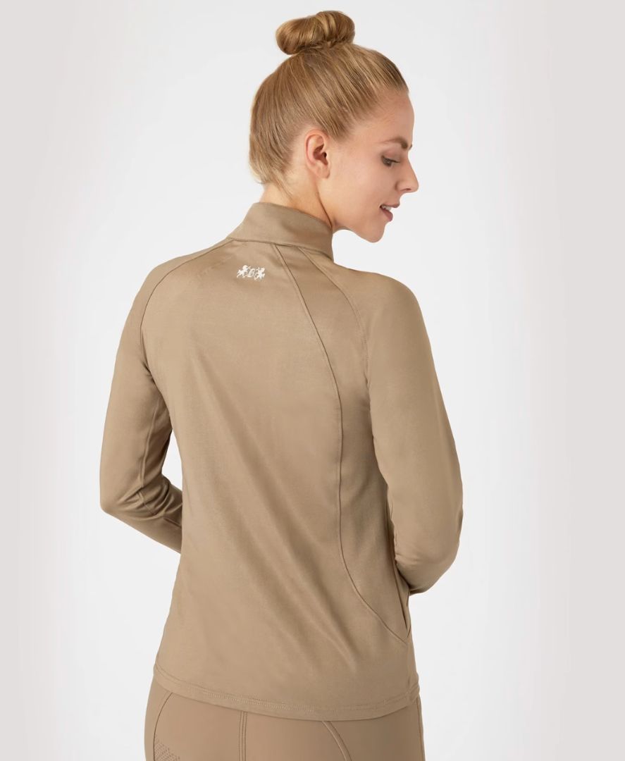 B Vertigo Linnea Training Shirt - Mushroom Beige / Size US 14 (EU 44) NEW