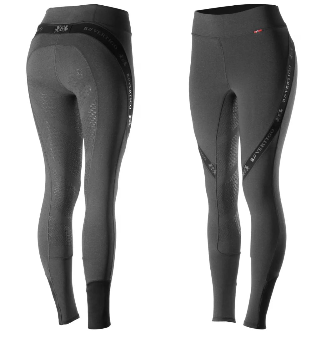 B Vertigo Jenny Full Seat Grip Riding Tights - Black Size 30/32 (EU 44) NEW
