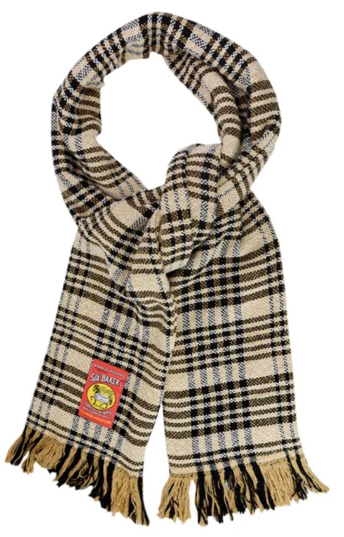 5/A Baker Scarf - Plaid / One Size NEW