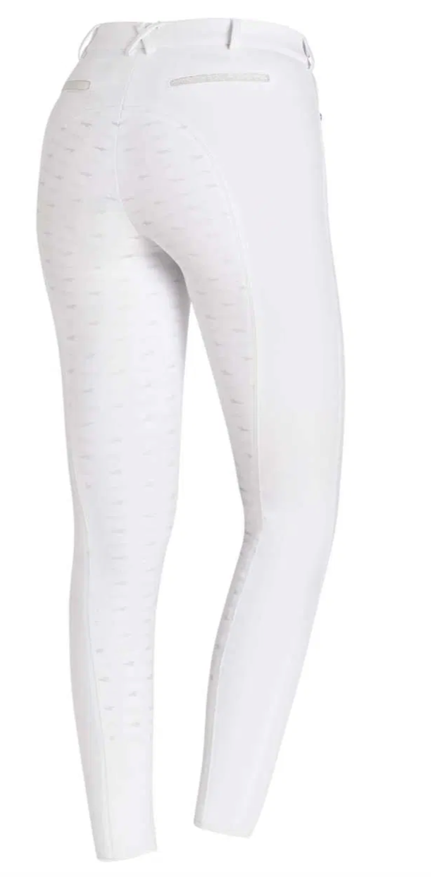 Schockemohle Chayenne Full Seat Breeches - White / Size EU 40 (US 28) NEW