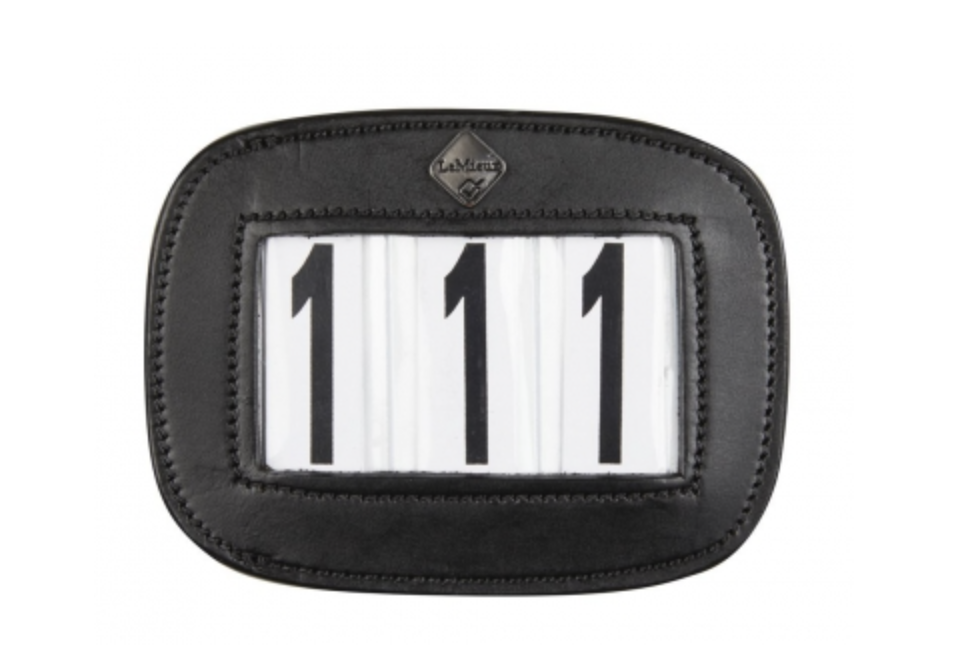 LeMieux Saddle Pad Number Holder - Black / NEW