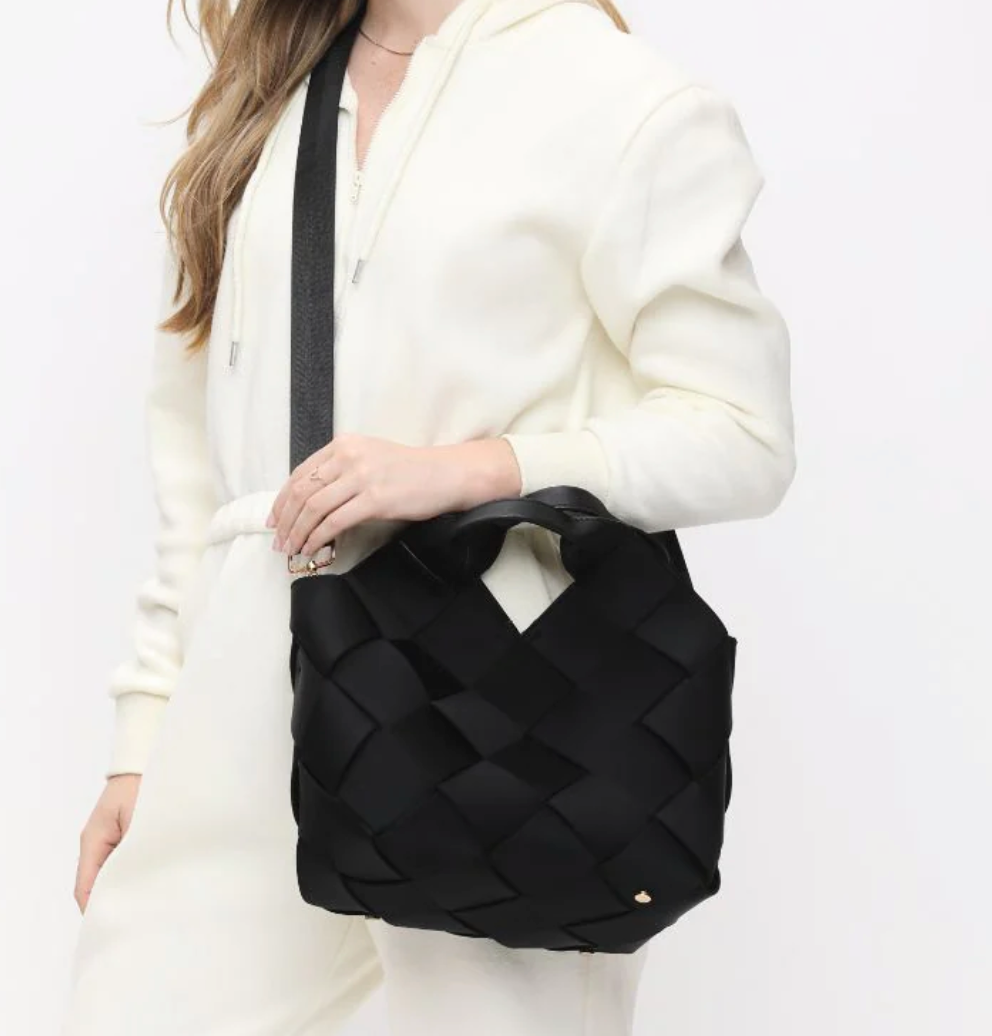 Sole and Selene Neoprene Woven Resilience Bag - Black NEW