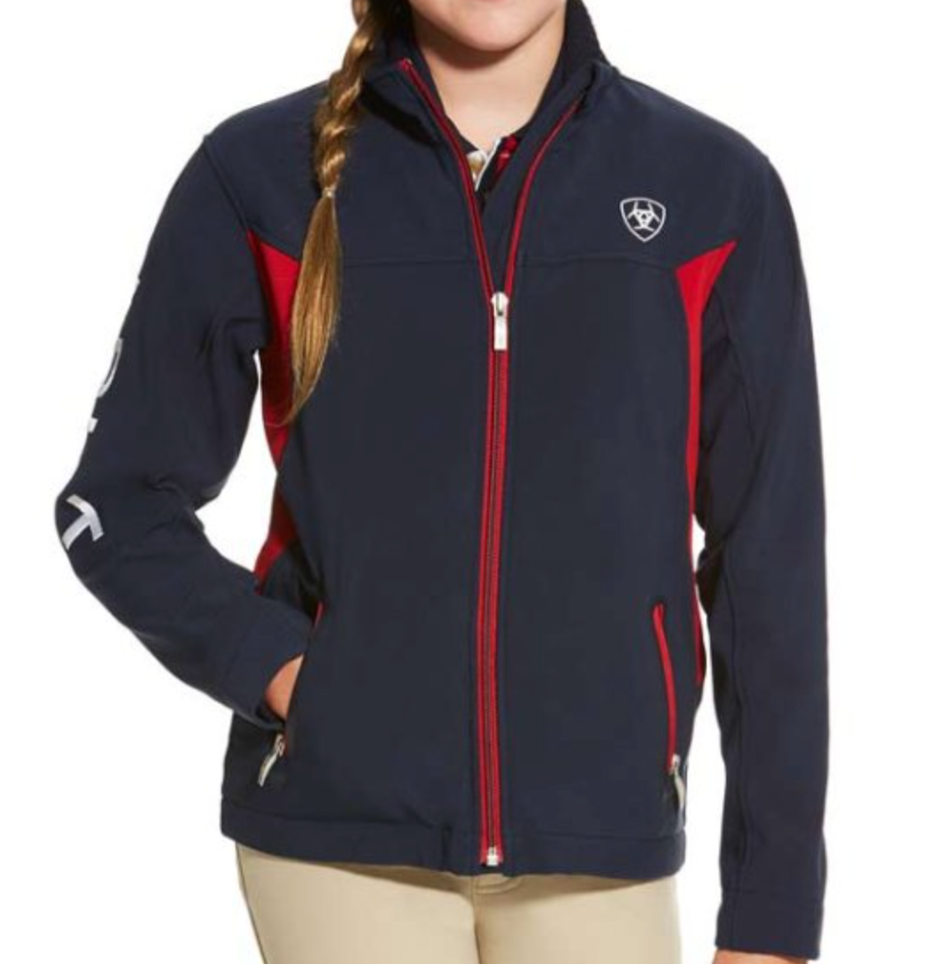 Ariat Youth Team Softshell Jacket - Size Large (12)