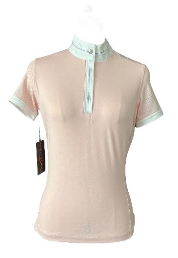 Chestnut Bay Sky Cool Show Shirt Blush New w/Tags Size Small
