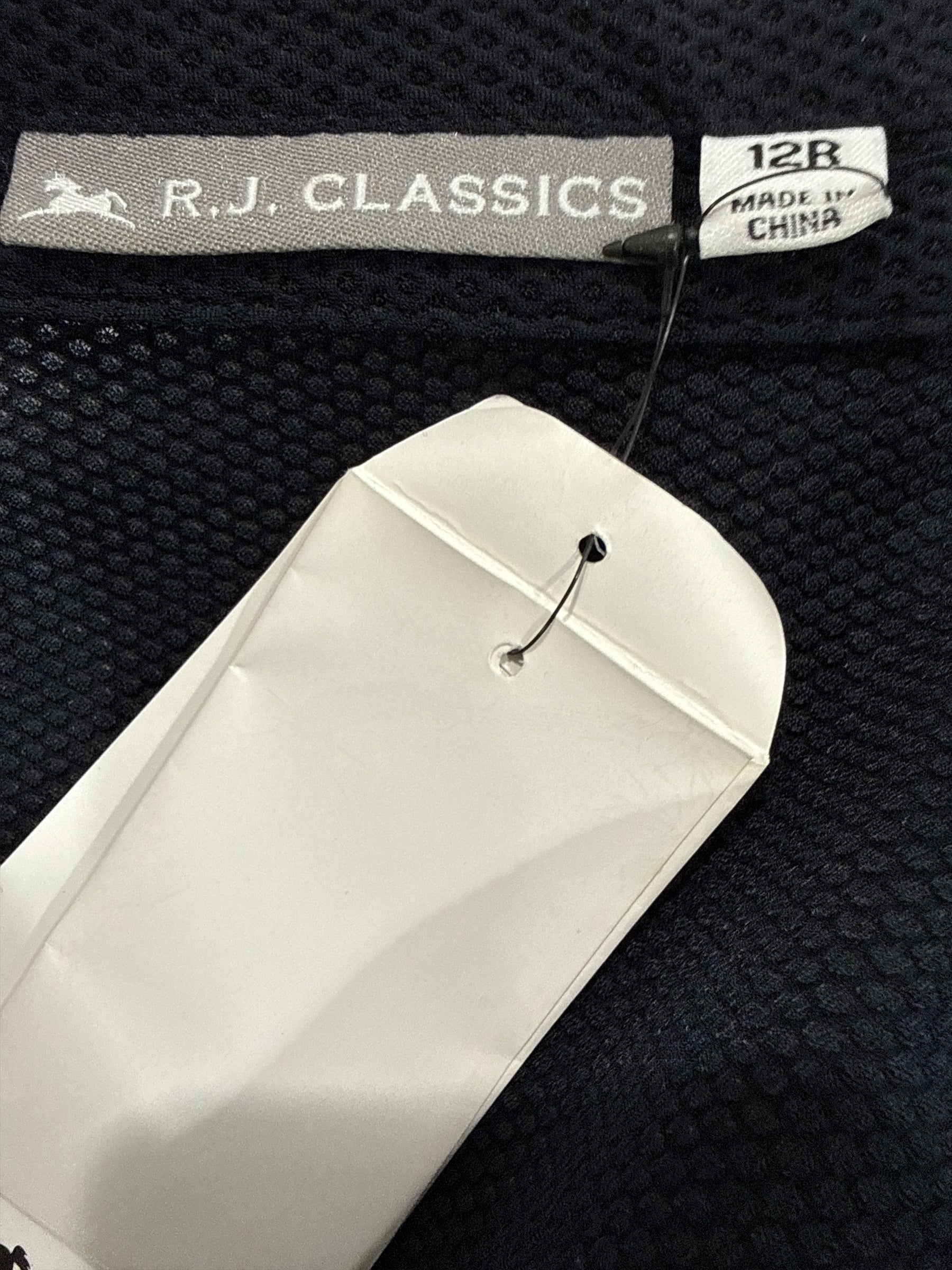 RJ Classics Harmony Womens Mesh Show Coat / Jacket Navy Size 12R NEW