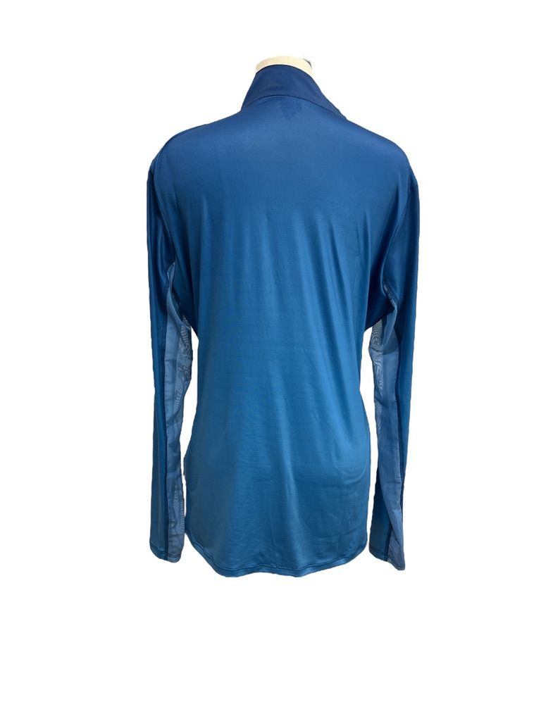 Riding Sport Long Sleeve Mesh Training Shirt - Blue /Size XL