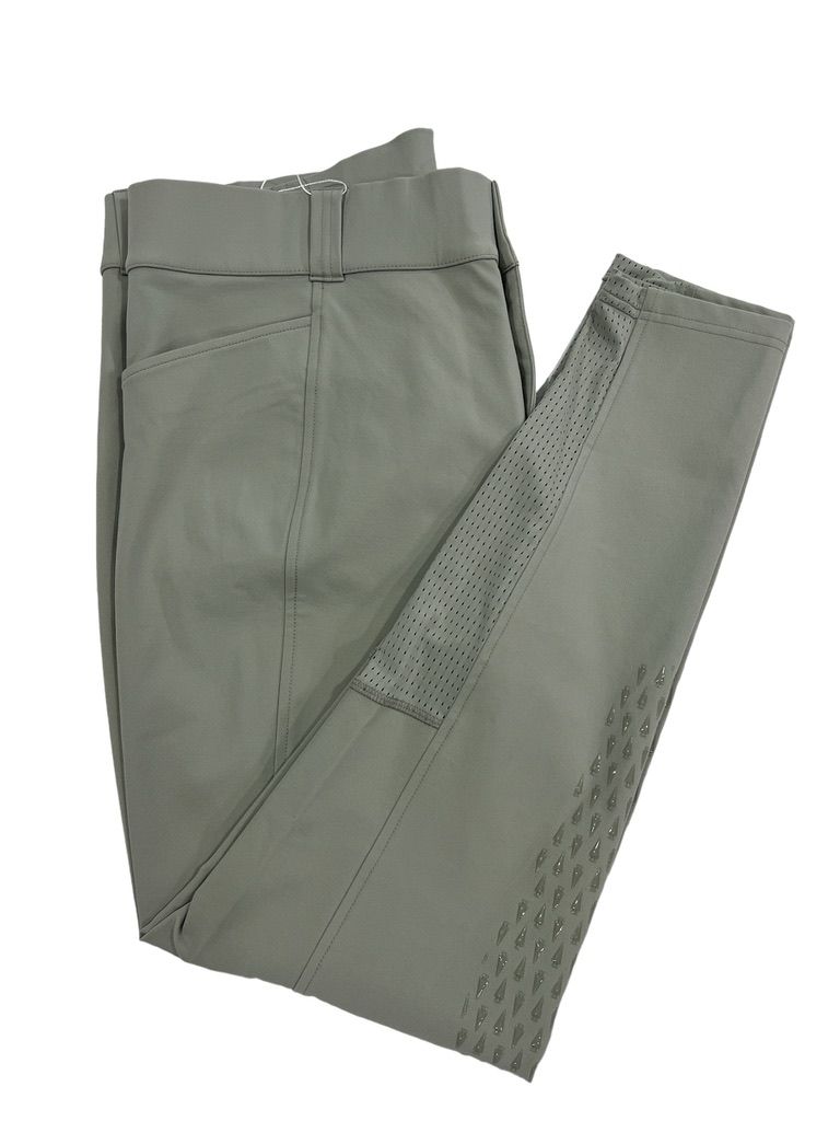 Kerrits Women’s Affinity Ice Fil Knee Patch Breech Sand (Tan) / Size 1X