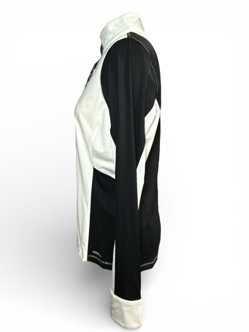 Kerrits Women's Affinity Long Sleeve Show Shirt White Size Medium NEW