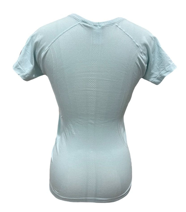 TKEQ Short Sleeve Kennedy Seamless Training Shirt Size Small/Medium Turquoise Blue