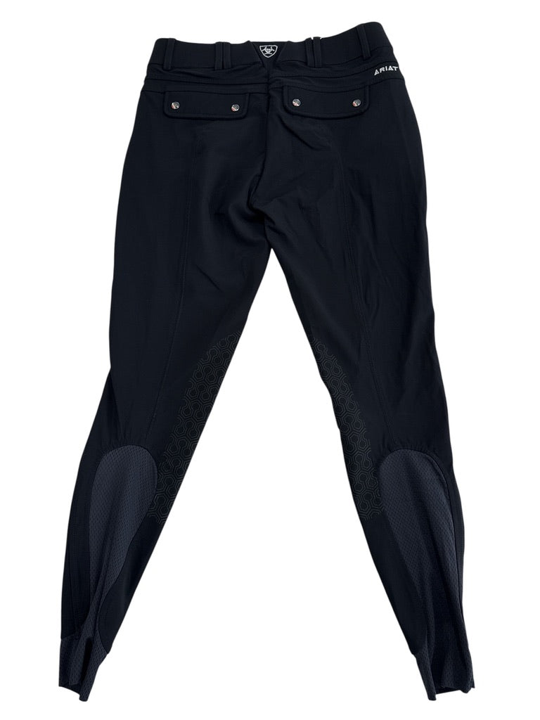 Ariat Tri Factor Grip Knee Patch Breech - Black / Size US 26 L