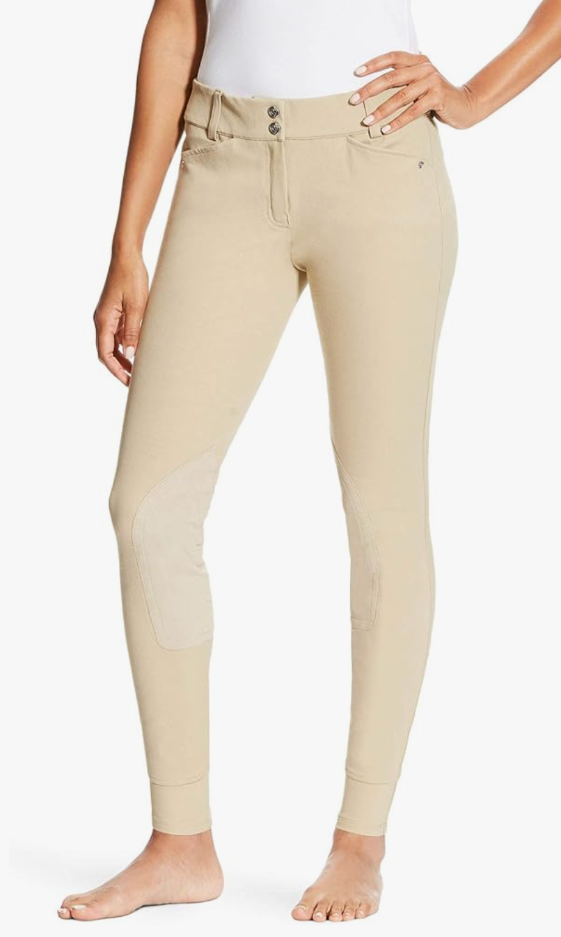 Ariat Women's Heritage Low Rise Knee Patch - Tan / Size US 28
