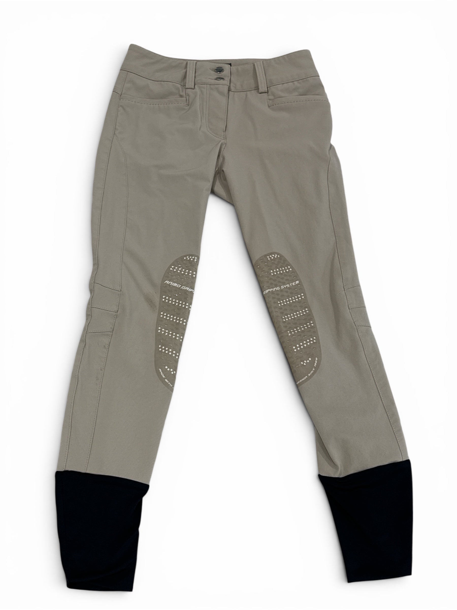 Animo Naspre Women's Knee Grip Breeches Tan Size IT40 US26
