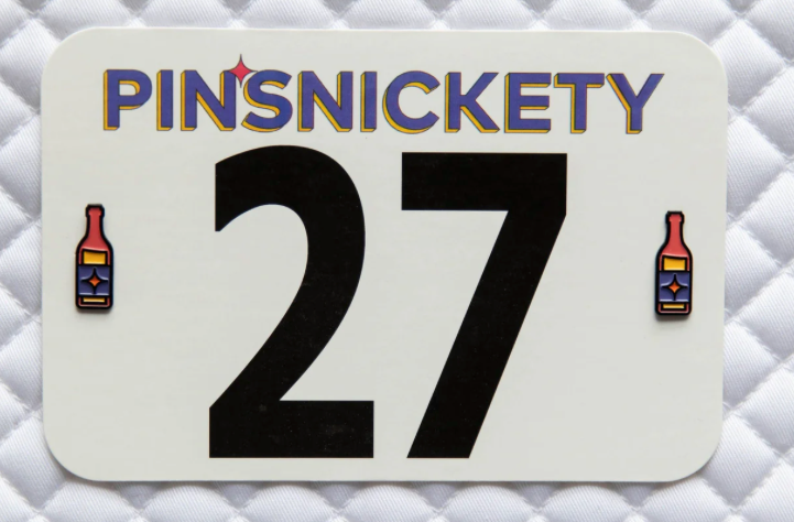 Pinsnickety Hot Sauce Bottle Number Pins NEW