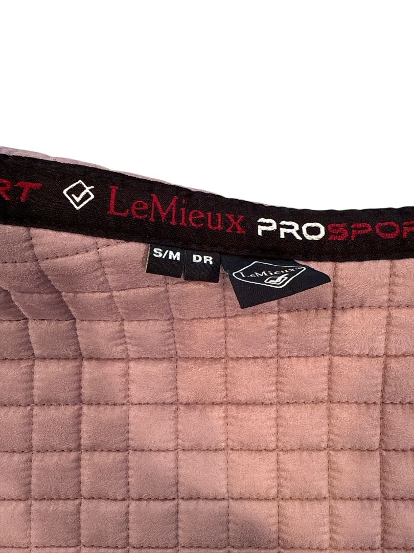 LeMieux Pro Sport Suede Dressage Square Saddle Pad - Size Small / Medium Color Musk