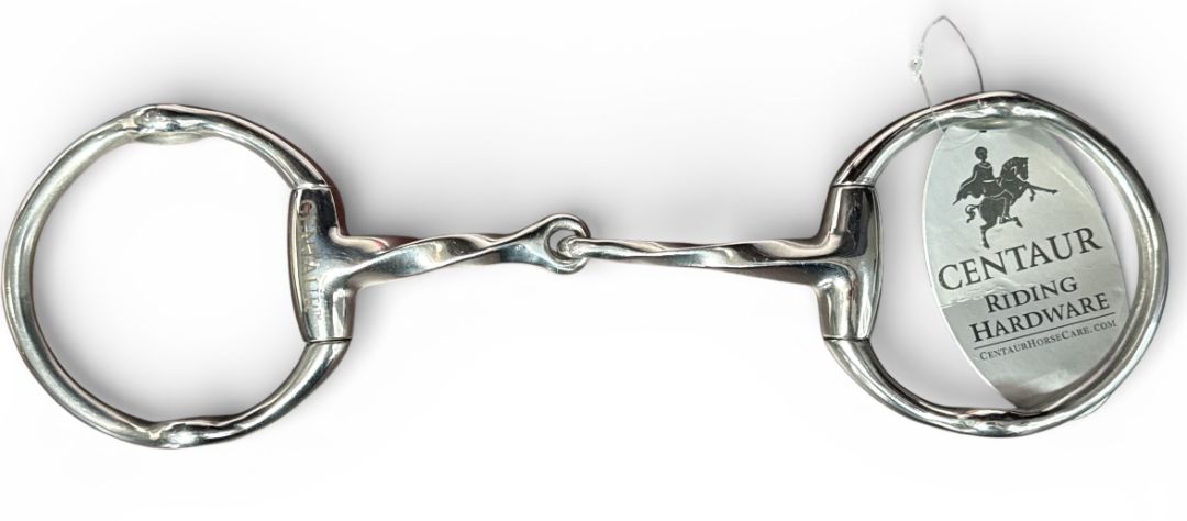 Centaur Slow Twist Cheltenham Gag Bit 5" NEW