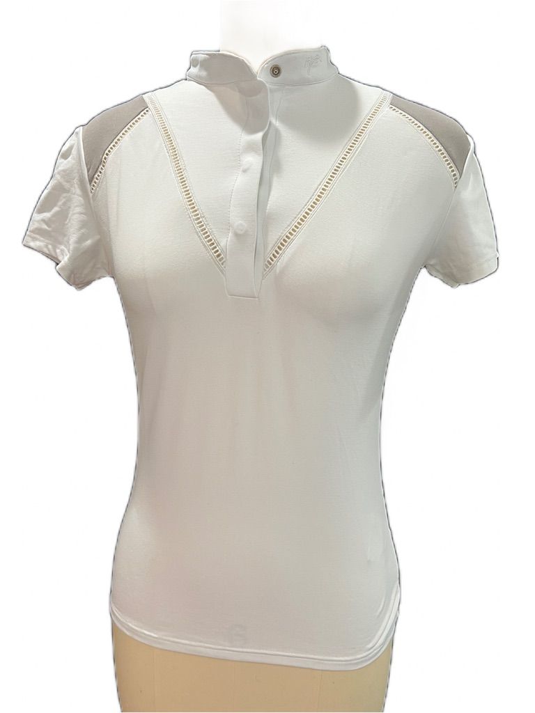 Penelope Venice Women's Show Shirt White/  Size Small NEW