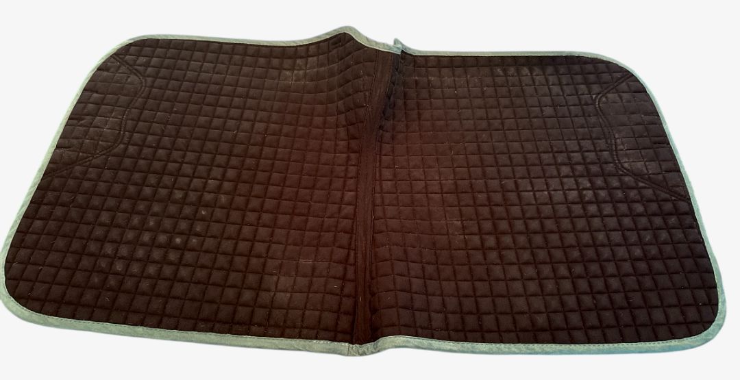 LeMieux Pro Sport Suede Dressage Square Saddle Pad - Size Small / Medium Sage Green