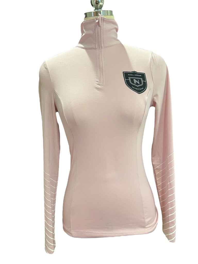 Noel Asmar Pink "Selina" 1/4 Zip Long Sleeve Training Shirt XS