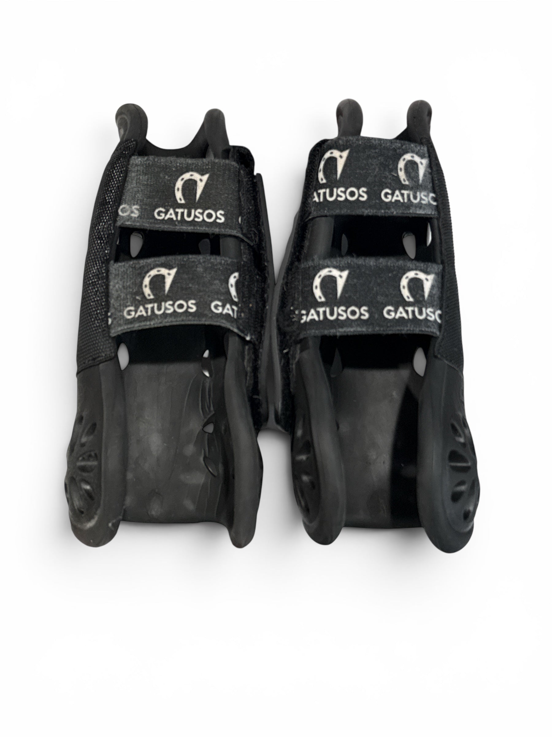 Gatusos Front Air Horse Boots - Black / Size Large